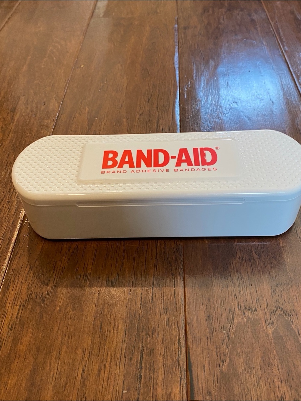 Band Aid box with bad aids inside
